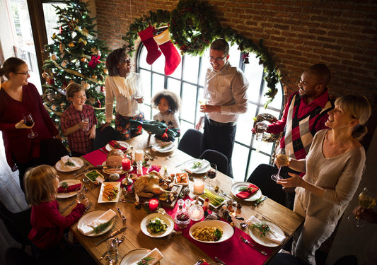 a family around a table