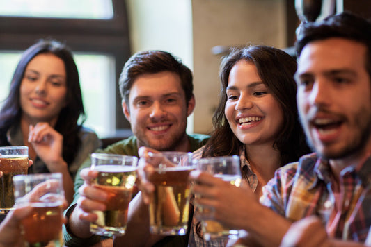 friends drinking beer