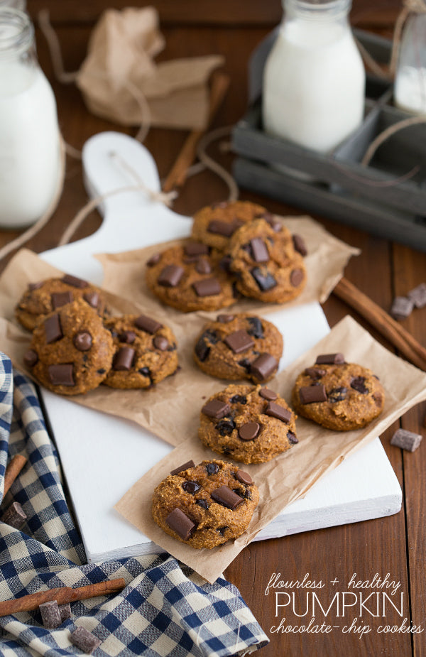 pumpkin cookies on a table